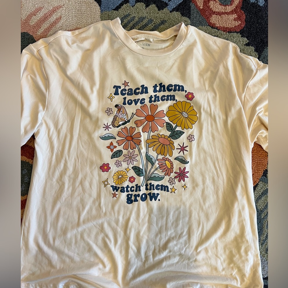Shein teaching shirt. Never worn